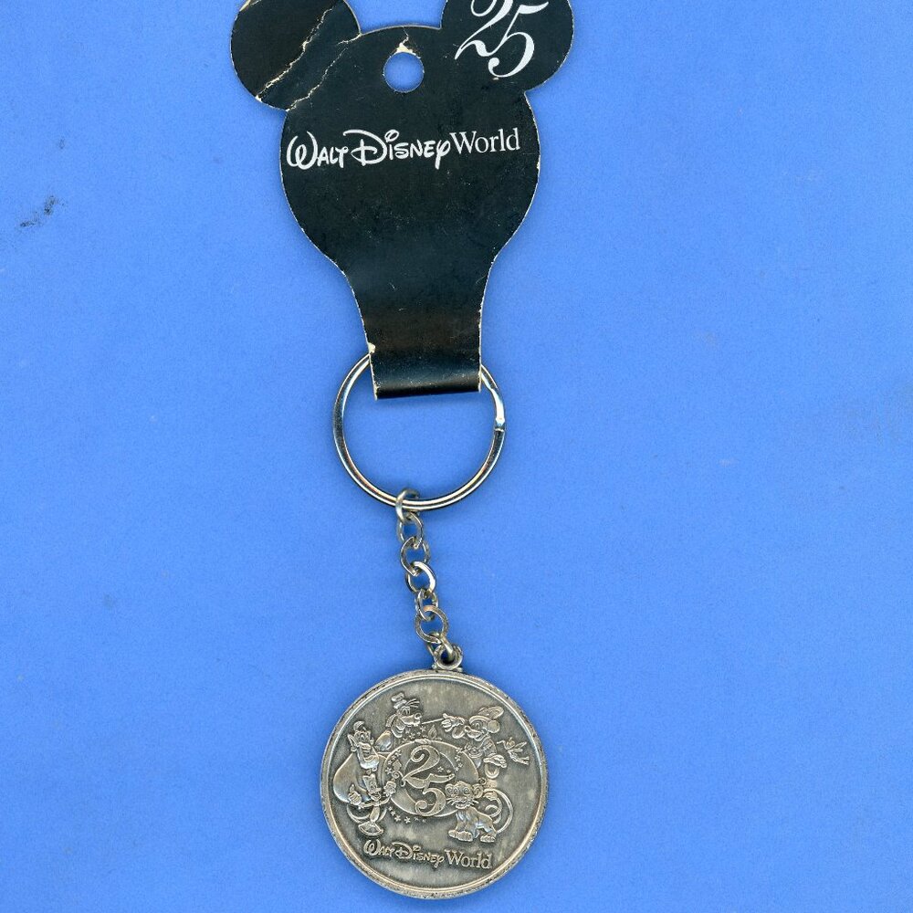 Disney World keychain 25th Anniversary